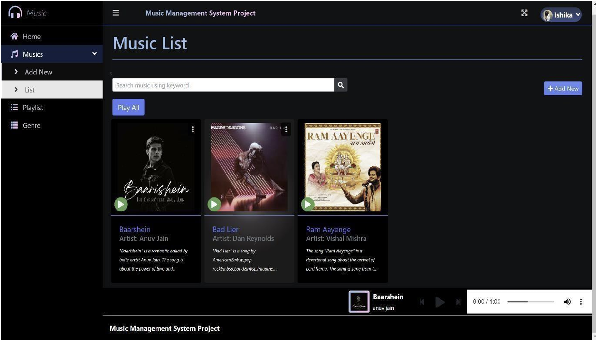 Music project